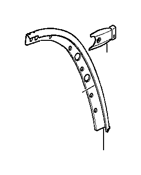 View 54318398765 Left bracket Full-Sized Product Image