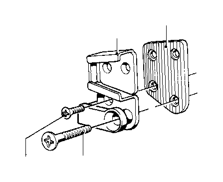 View 51211852264 Latch Striker, right Full-Sized Product Image