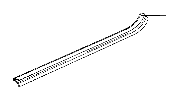 View 51371871737 DOOR WEATHER STRIP OUTER LEFT Full-Sized Product Image