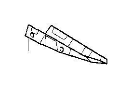 View 41117028596 Connection pcs,wheel house/entrance,rght Full-Sized Product Image