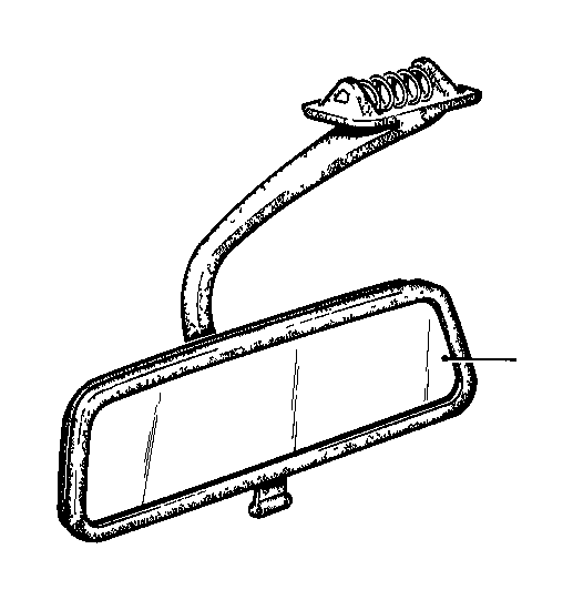 View 51161817122 Interior rear-view mirror Full-Sized Product Image