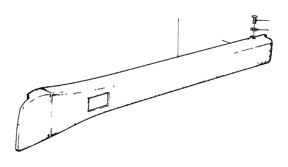View 51411875876 Door lining top front right Full-Sized Product Image
