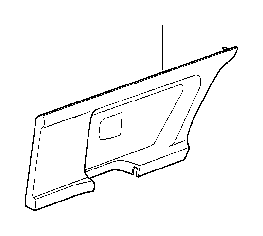 View 51428182595 Left door trim panel insert Full-Sized Product Image
