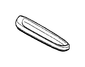 View 51437055327 Armrest, aluminium, rear left Full-Sized Product Image