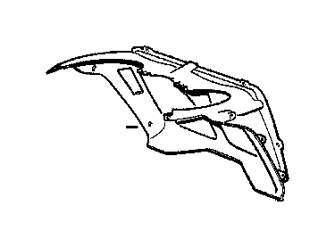 View 46632322235 RADIOTOR TRIM PANEL CENTER Full-Sized Product Image