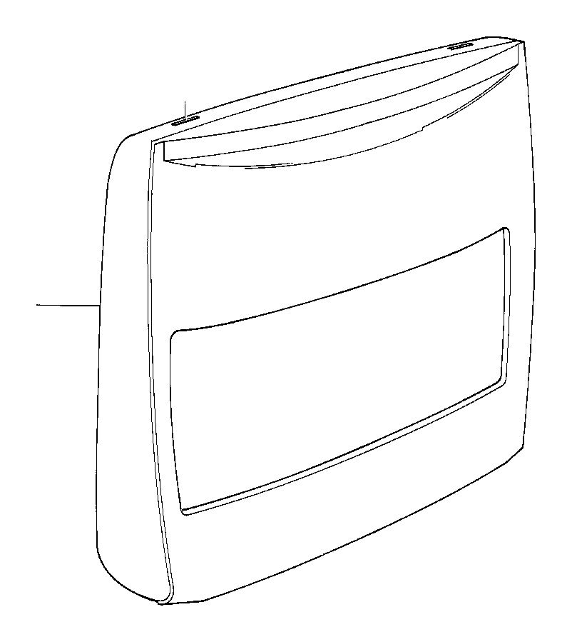 View 52108143025 Left cloth rear panel Full-Sized Product Image