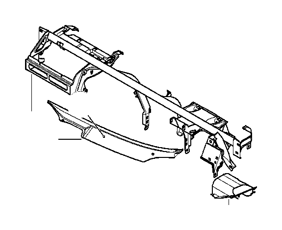 View 51718174739 CENTRE ENGINE COMPARTMENT CLOSING PANEL Full-Sized Product Image