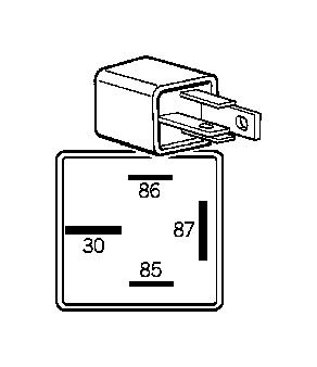 View 61358365326 Relay, make contact, black Full-Sized Product Image