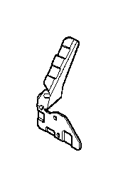 View 41148209102 BRACKET SIDE PANEL RIGHT Full-Sized Product Image