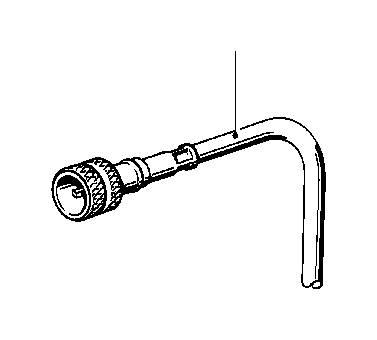View 62121810623 SPEEDO CABLE LOWER PART Full-Sized Product Image