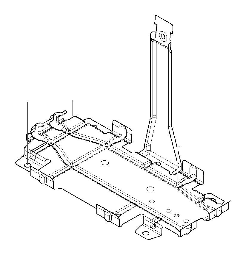 View 51718237364 Battery tray Full-Sized Product Image