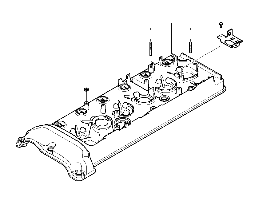 View 12527830759 Bracket, lambda plug Full-Sized Product Image