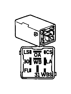 View 61361393403 ABS motor relay, mausgrau Full-Sized Product Image