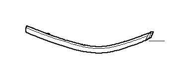 View 51110021330 Bumper guard, painted, front right Full-Sized Product Image