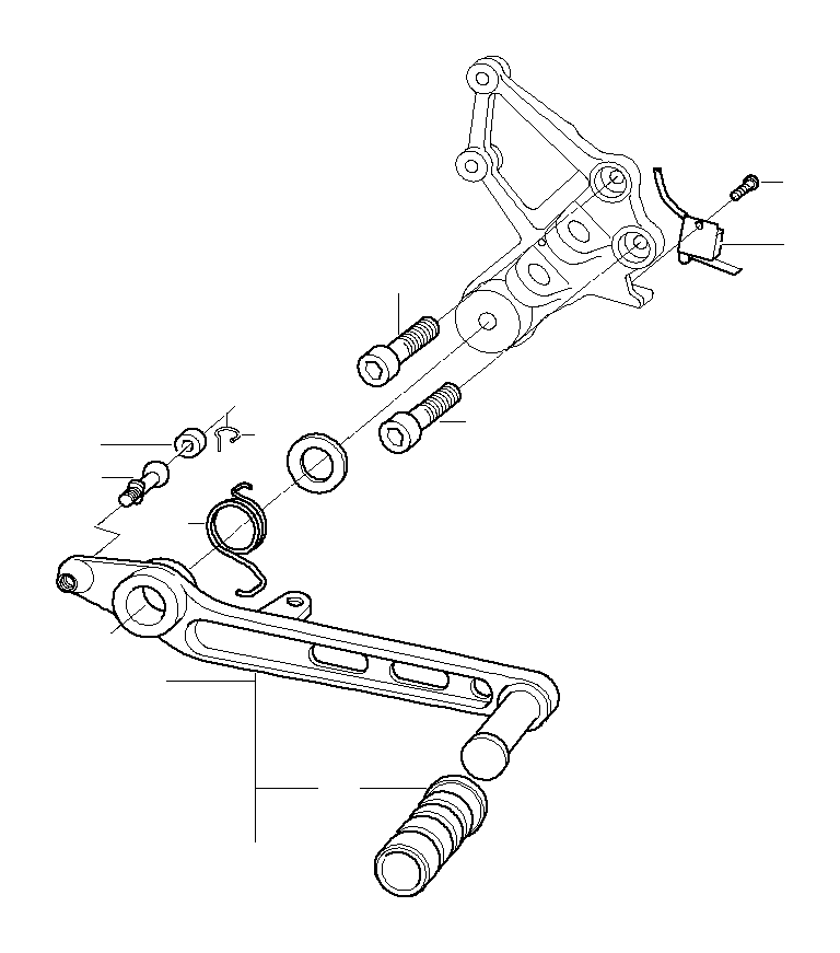 View 35217661755 Brake pedal Full-Sized Product Image
