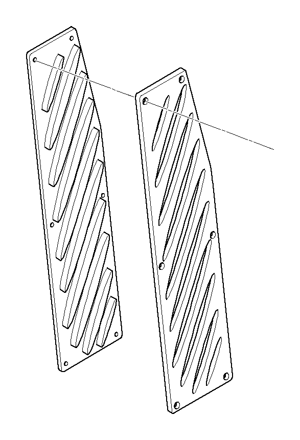 View 51470027792 Aluminum footrest Full-Sized Product Image