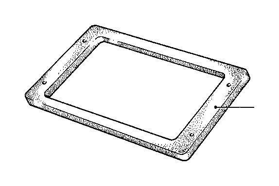 View 64111371181 Sealing frame Full-Sized Product Image