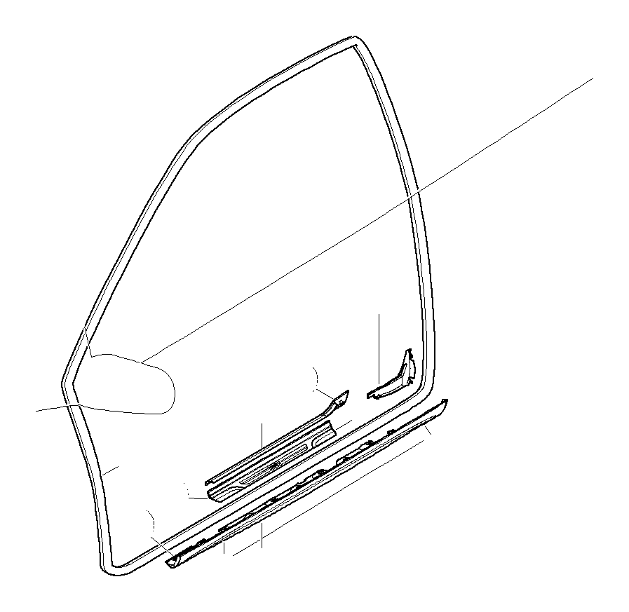 View 51478239964 Cover strip, entrance, interior, right Full-Sized Product Image