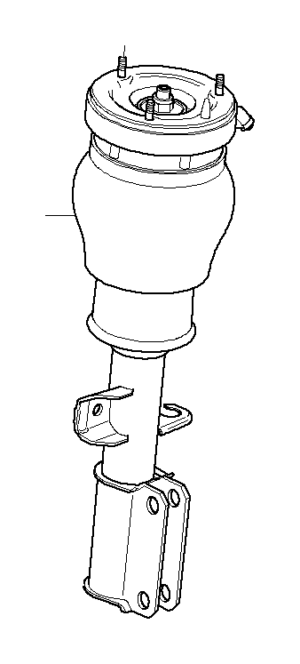 View 37116757502 Air spring strut, front right Full-Sized Product Image