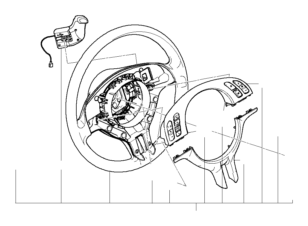 View 61316949754 Switch, multifunct. steering wheel Full-Sized Product Image
