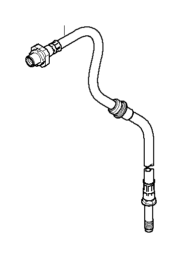 Diagram Brake Lines and Hoses for your 2018 BMW 640i   