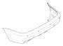Image of Bumper trim panel, primed, rear. M3 - PDC image for your BMW M3  