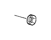 Image of Hex nut. M10 image for your 2014 BMW 118d  Convertible 