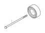 Image of Deflection pulley image for your 2004 BMW 745i   
