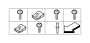 Image of Fillister head self-tapping screw image for your 2005 BMW 320d   