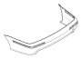 Image of Bumper trim panel, primed, rear. M image for your 1996 BMW