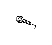 View Hex bolt with washer Full-Sized Product Image