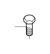 Hex bolt