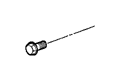 Image of Hex bolt with washer. M8X12-Z1-ZNS image for your 2000 BMW 323i Sedan  