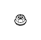 Image of Plastic nut image for your 2012 BMW 730Ld   