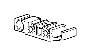 Image of Tubing support. 5-FACH image for your 1997 BMW 316i 1.6   