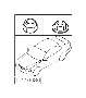 Image of Hex nut. BM6-8-ZNFE SW image for your 2005 BMW 320d   