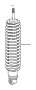 View Spring strut, front Full-Sized Product Image 1 of 1