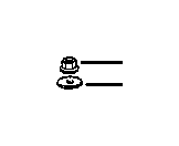 Image of Hex nut with plate. M8 image for your BMW