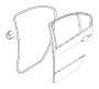 Image of INNER RIGHT WINDOW CHANNEL COVER image for your BMW