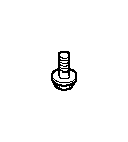 View Hex bolt with washer Full-Sized Product Image
