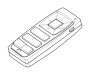 Image of Remote control, rear. 315MHZ image for your 2014 BMW 750i   