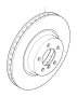 View Brake disc, ventilated Full-Sized Product Image 1 of 2