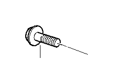Image of Torx screw with washer. M12X1,5X43 ZNS3 image for your BMW 530i  