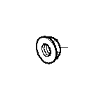 Image of Self-locking hex nut. M16X1,5-10 ZNS3 image for your 2009 BMW 525d   