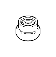 Image of Hex nut image for your 2015 BMW X5   