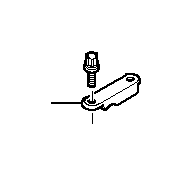 Image of Catch bracket image for your BMW