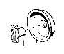 Image of Rotor. 1000 OHM image for your 1980 BMW 635CSi  Coupe 