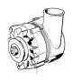 Image of RP REMAN alternator. 115A image for your BMW