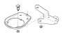 Image of Secondary air pump bracket image for your BMW