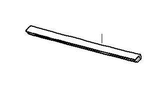 Image of SYNTHETIC STRIP. L= 484 MM image for your 1996 BMW